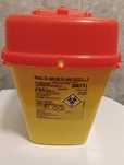 15 recipiente la 5 litri din plastic pentru Deșeuri medicale intepatoa