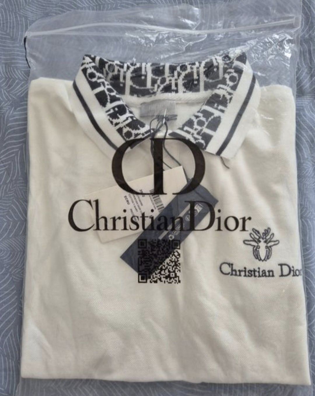 Оригинална мъжка поло тениска Christian Dior - Размер Л