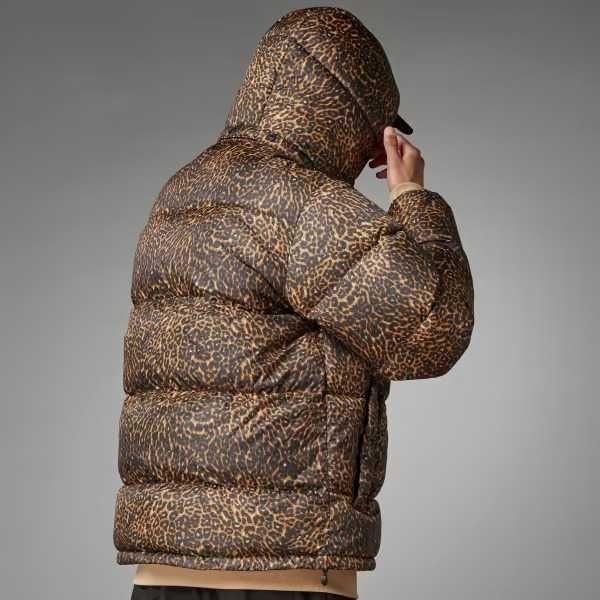 Geaca adidas SPRT Down Animal-Print Puffer Jacket, Noua, Marime L