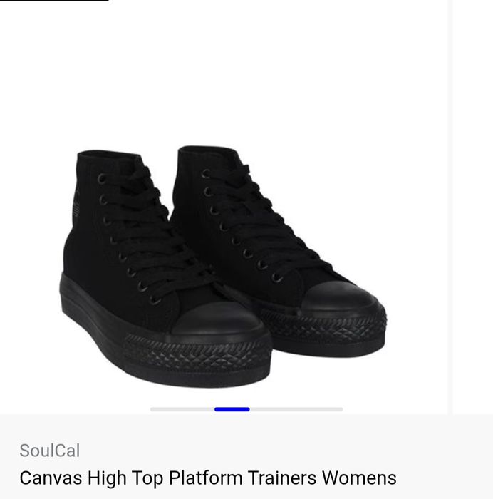Женские кеды Soul Cal Canvas High Top Platform Trainers