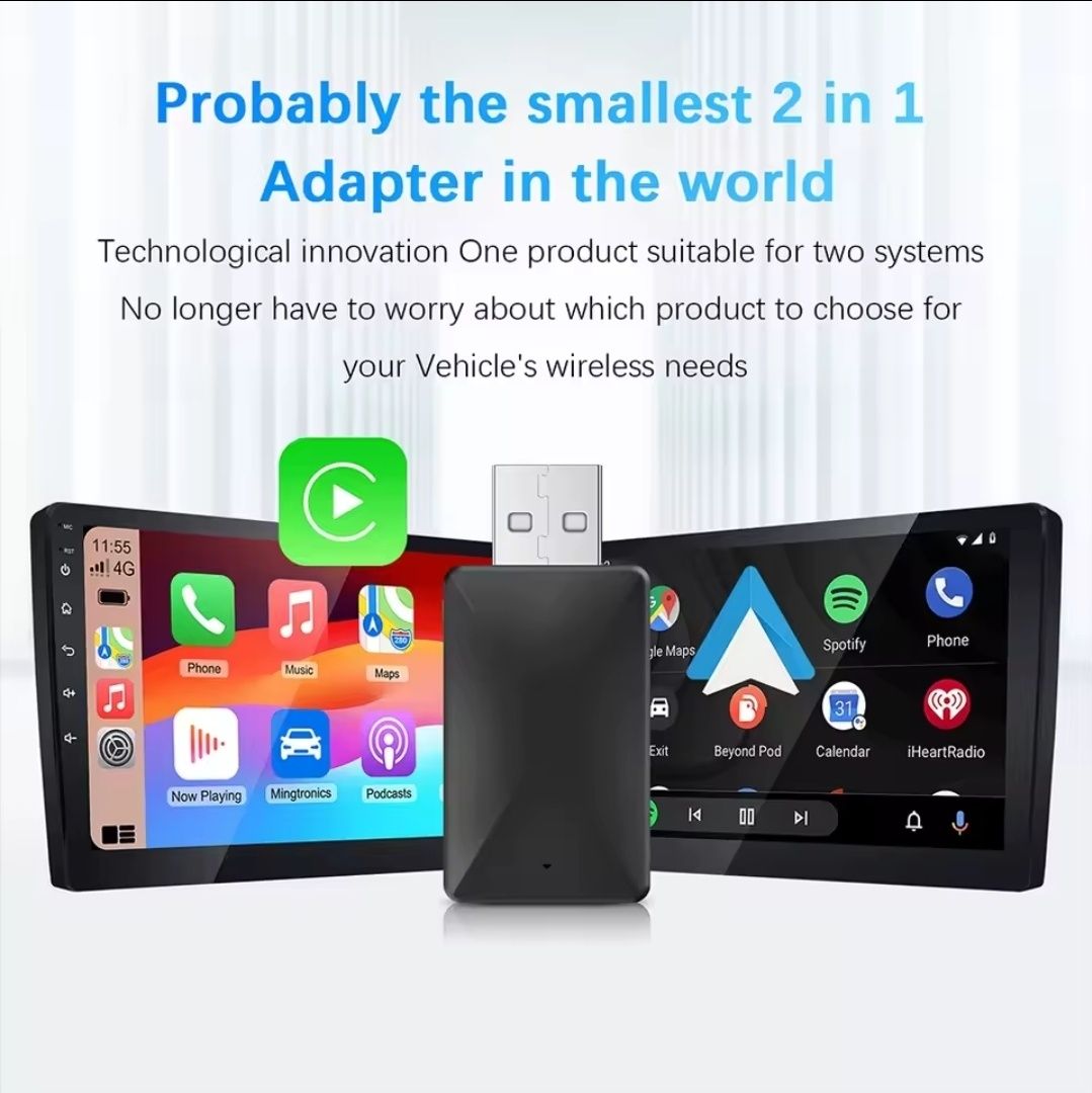 Wireless Android Auto Carplay mini Dongle