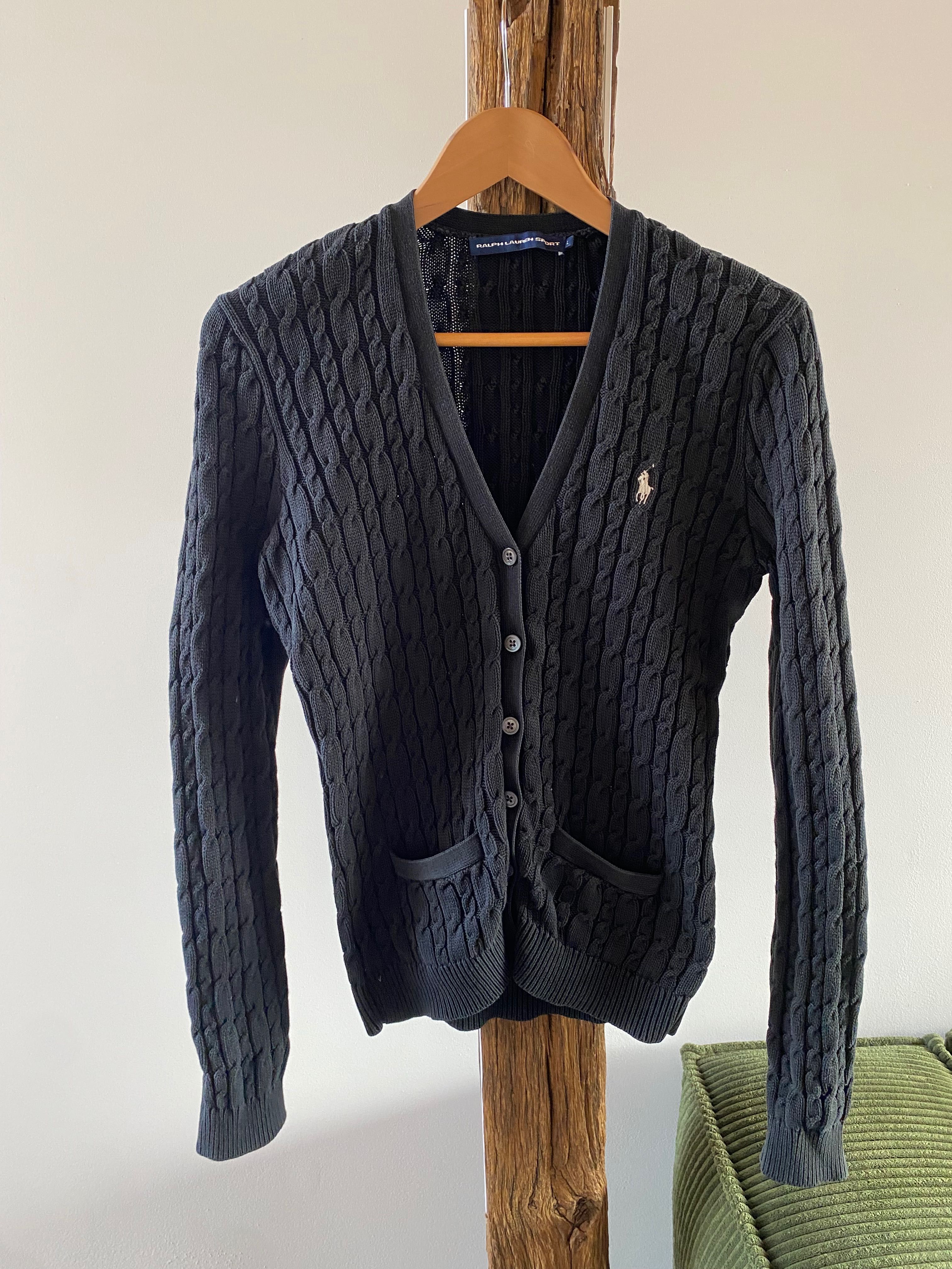 Cardigan 100% bumbac in torsade, RL Sport