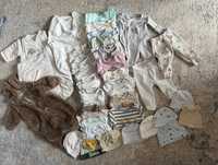 Lot haine bebe toamna iarna marimea 56, 0-2 luni