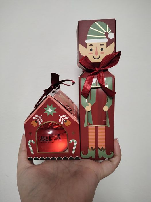 Set cadou gel de duș și cremă de mâini cu aromă de vanilie