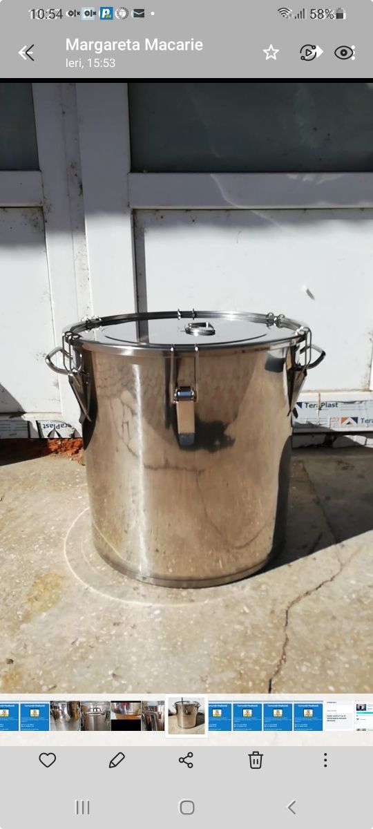Cazan Țuică 98 L /2300 Lei inox  alimentar