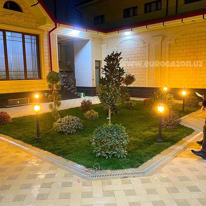 Укладка рулонного газона в ташкенте | Таййор Газон