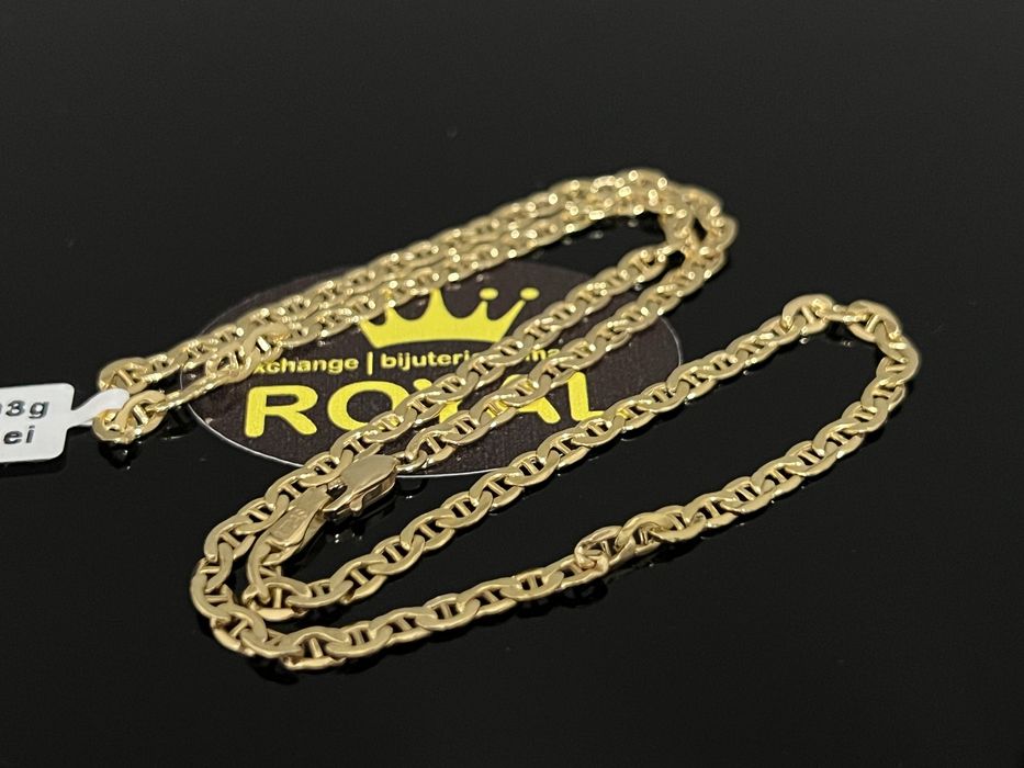 Bijuteria Royal CB : Lant unisex aur 14k 3,93gr