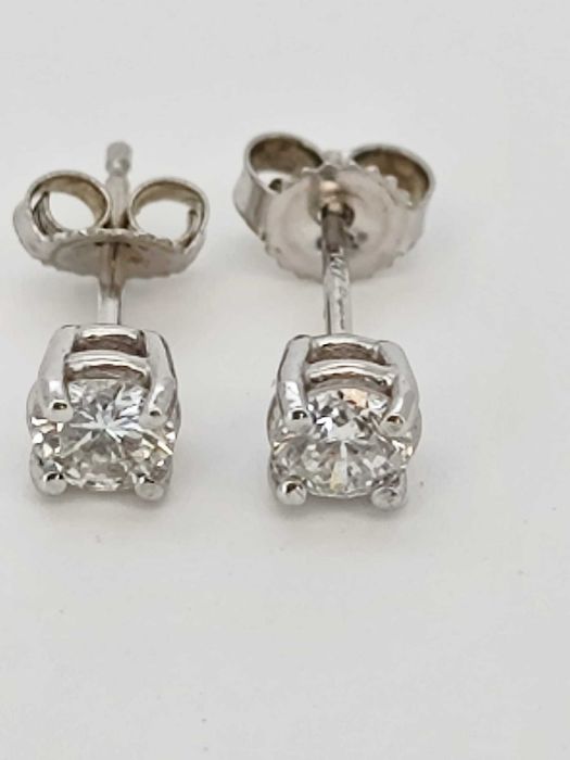 Cercei aur 14k cu diamante 0.55ct
