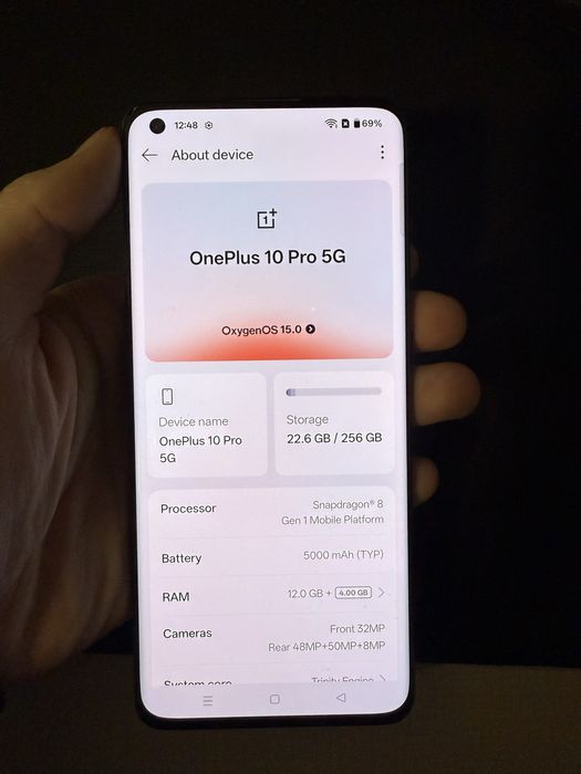 Oneplus 10 pro 5g 12/256gb IMPECABIL