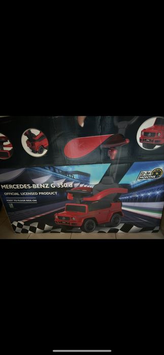 Кола за бутане мерцедес бяла