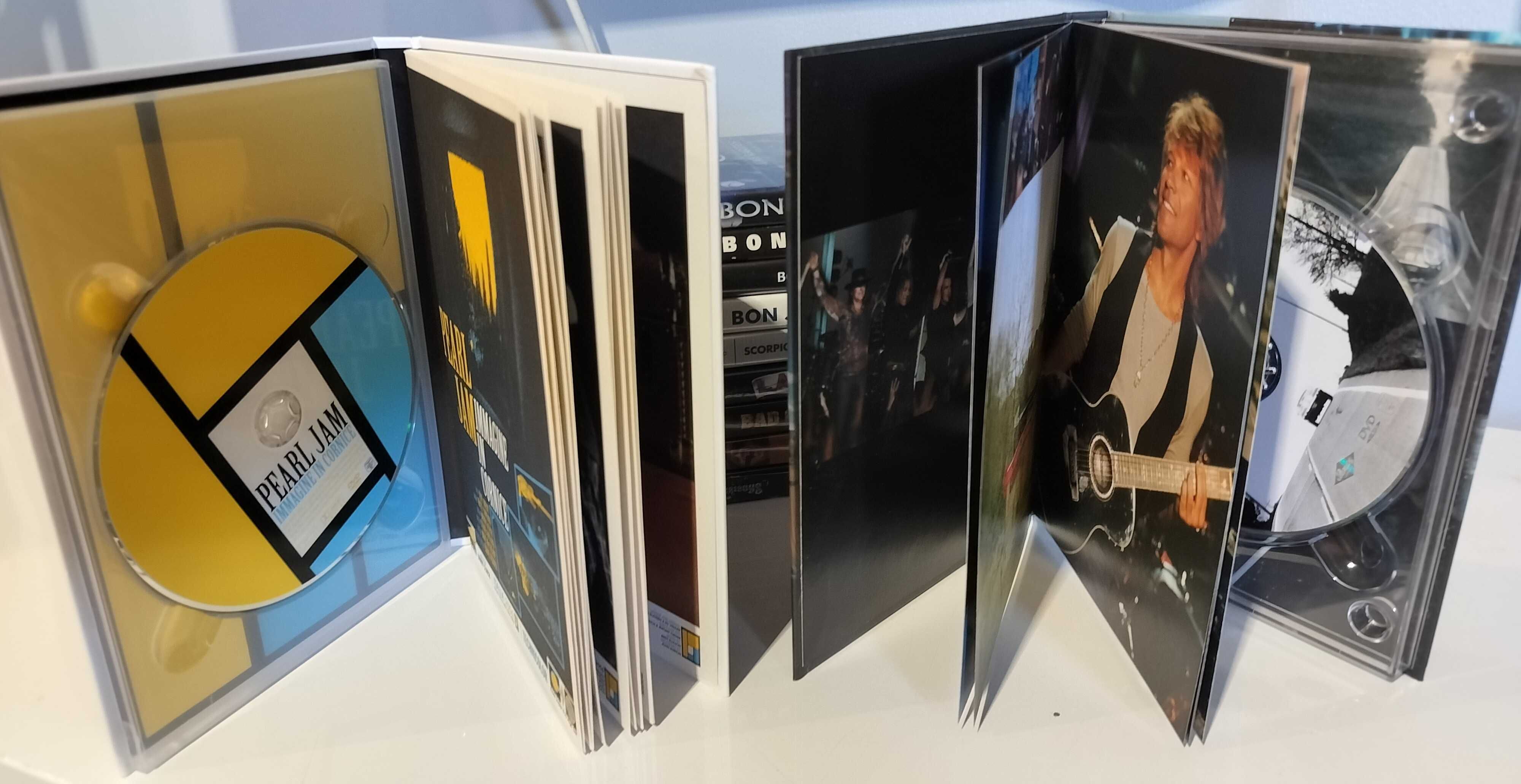 Colectie DVD-uri hard rock Bon Jovi, Scorpions, Guns N' Roses etc