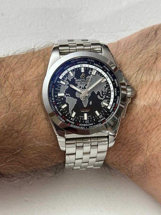 CEAS BREITLING GALACTIC UNITIME SleekT - WB3510 - Cal B35 -44mm -8500E