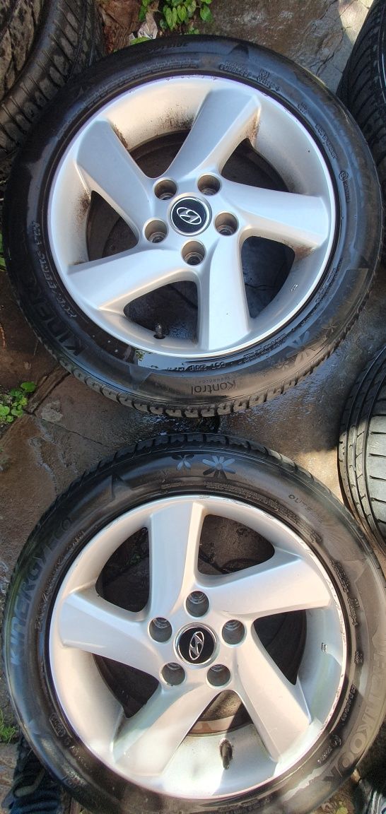 5/114.3/16 hyundai i30 i40оригинални джанти с летни гуми за хюндай и30