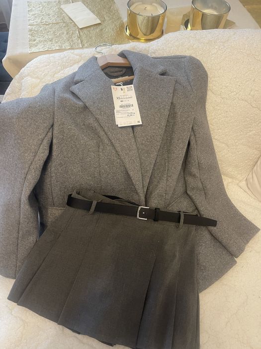 Сет Zara Сако блейзър пола панталон