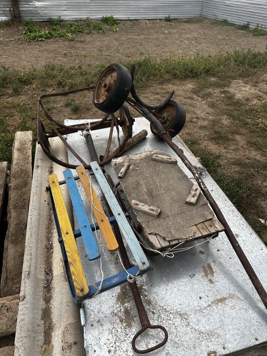 Су таситын арба тачка мен шана калын темирден жасалган