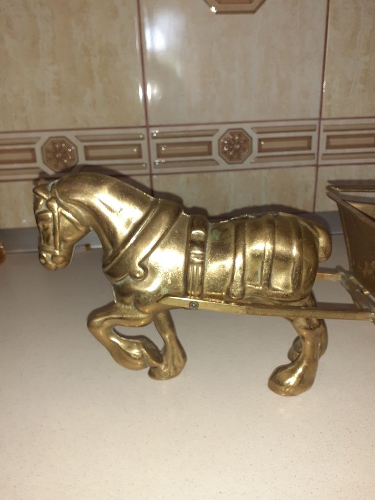 Cal cu Caleașcă  din bronz