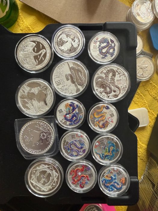 Лунари различни монети 1-1/2oz lunar сребърна монета Лунар