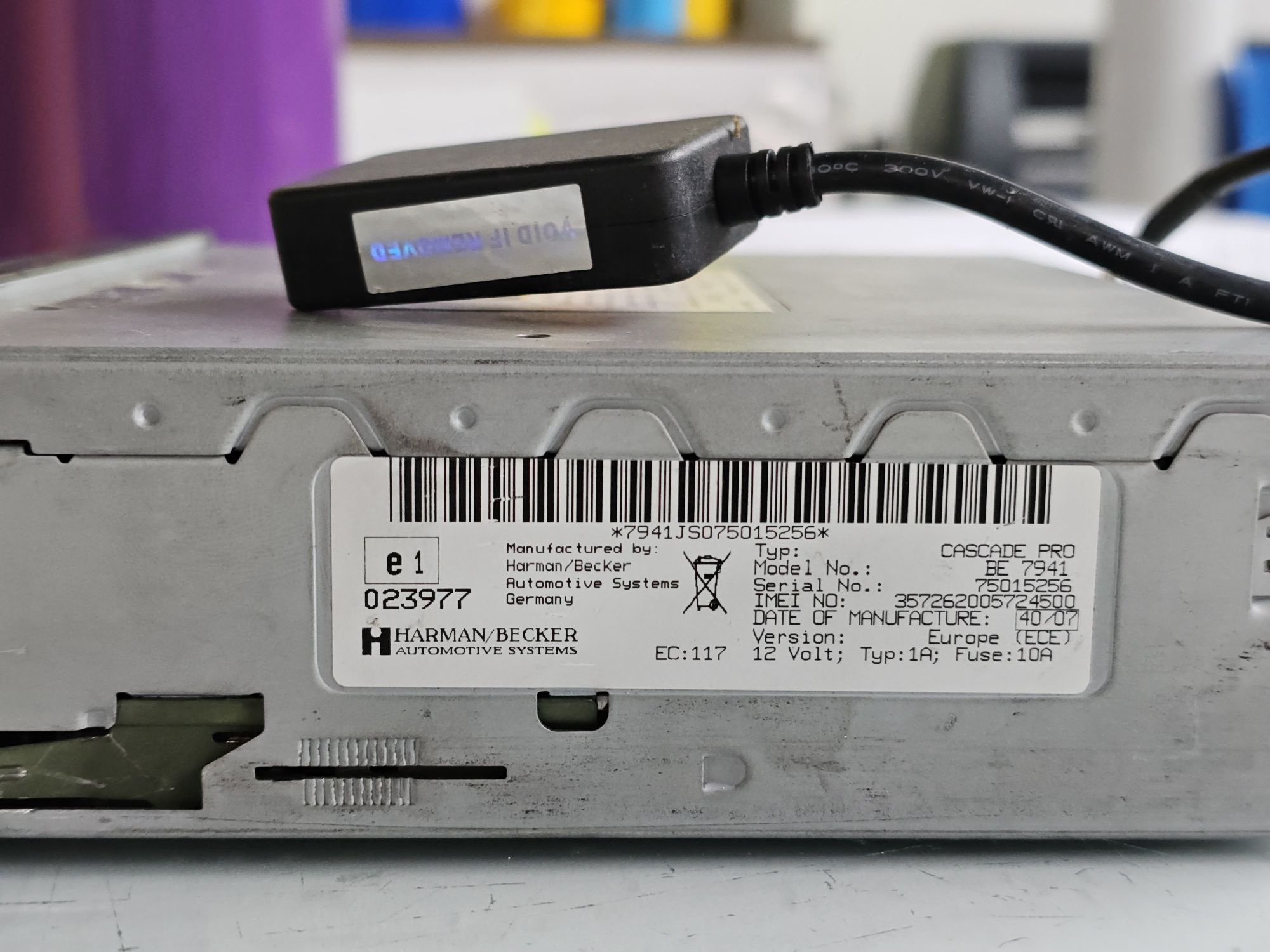 Becker Cascade PRO, Bluetooth, SD карта, MMC карта