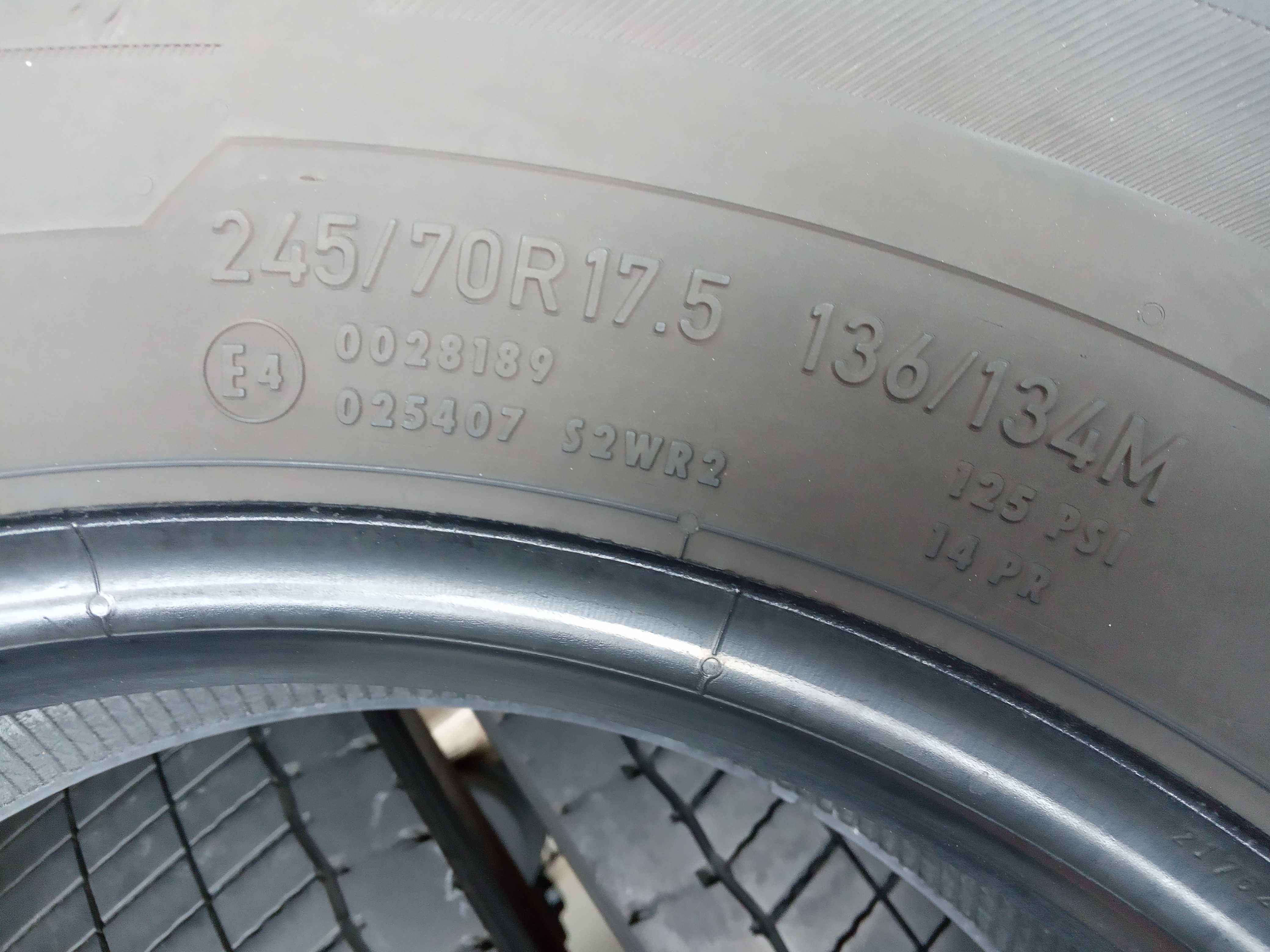 4 тежкотоварни гуми 245/70R17.5 Continental Hybrid LD3 136/134M 14PR