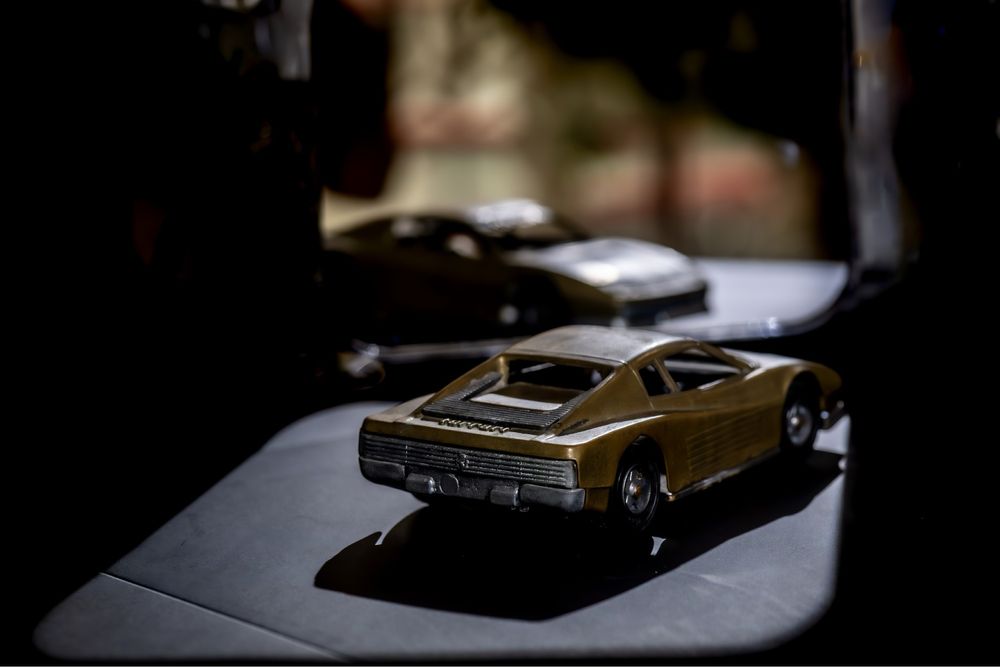 Mașină colecție Ferrari Testarossa din fier (machetă)