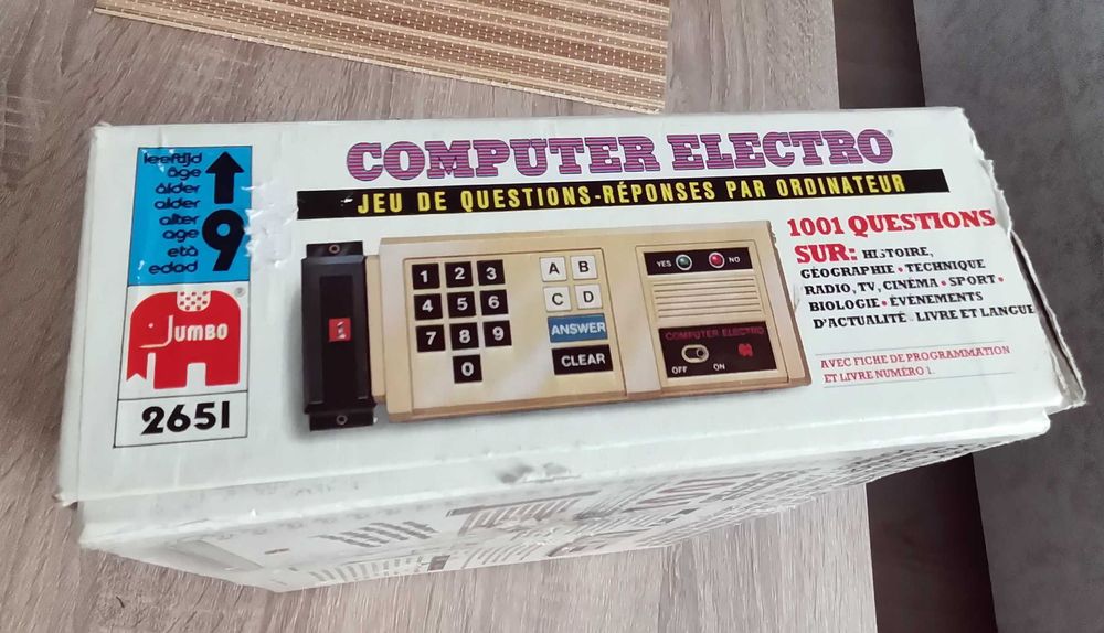 Joc electronic vechi din anii 80 - din franta - colectie - raritate