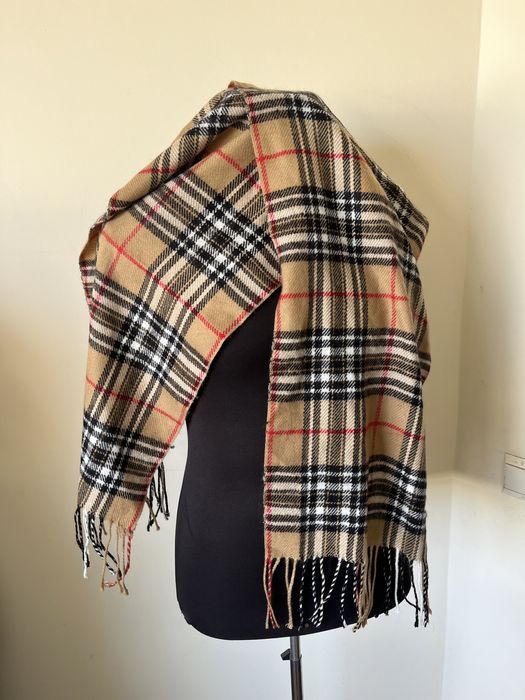 Fular Burberry print , 100% lână