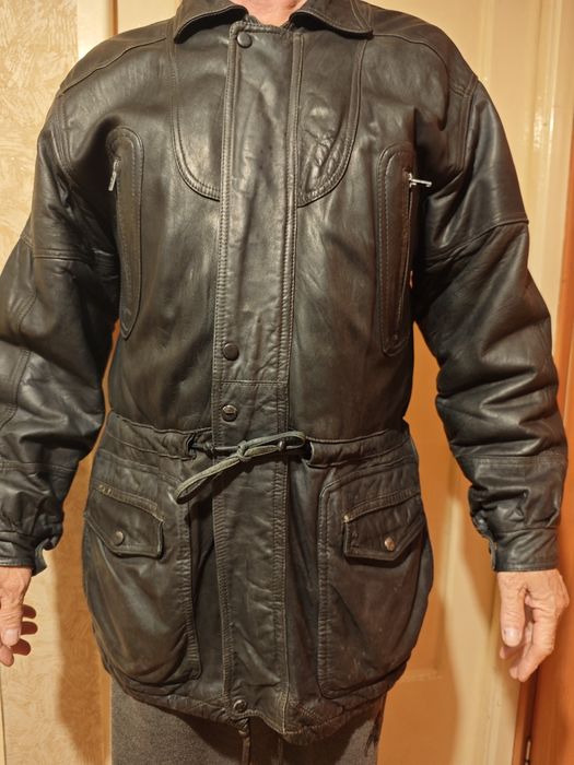 Куртка кожаная размер 48-50