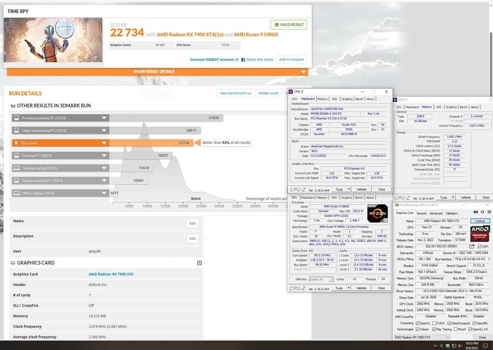 AsRock RX 7900XTX 24GB Phantom Gaming