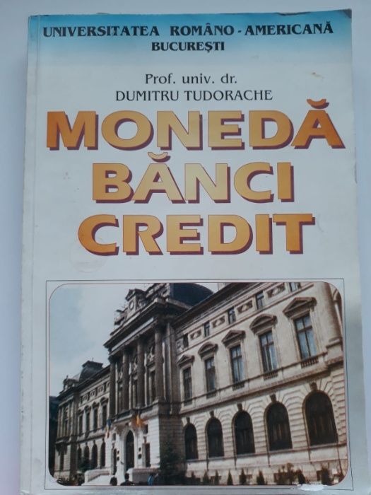 Manual Monedă bănci credit, autor Dumitru Tudorache