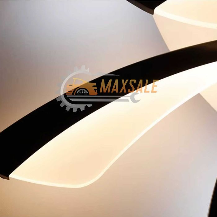 LED лампа полилей бумеранг абажур плафониера 120W за дома стена таван