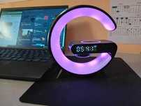 Lampa de veghe, incarcator wireless, boxa  - Transport Gratuit