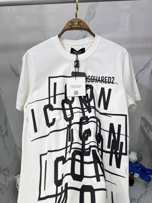 Tricou Barbati Dsquared2 Icon Marimi: XXL -Lichidare stoc‼️