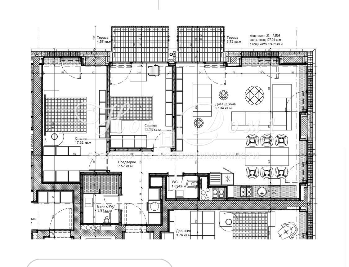 Продава се Тристаен апартамент в София, Манастирски ливади - 124 кв.м за 3992 €/кв.м - Снимка #11