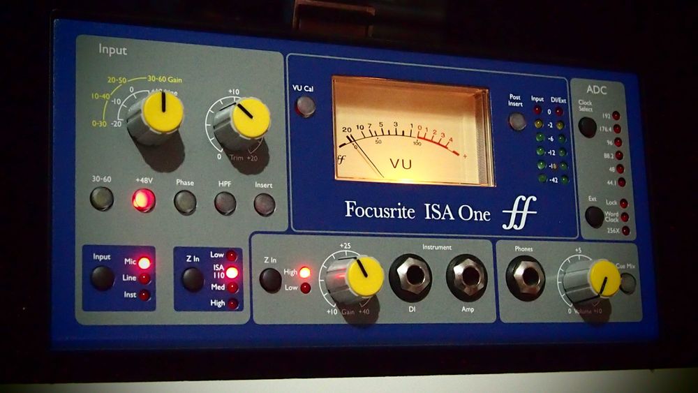 Preamplificator de studio Focusrite ISA One – Ca nou!