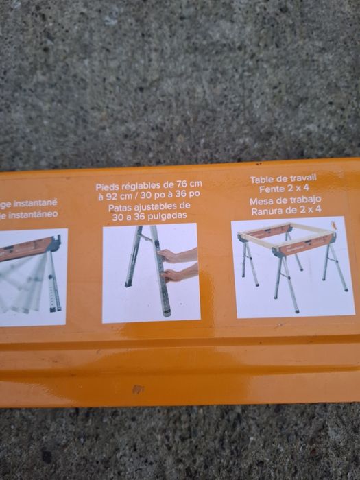 Capra de lucru pliabila  BORA