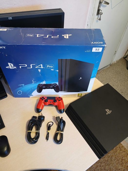 С ГАРАНЦИЯ 1Г PlayStation 4 Pro SW 9.00 GoldHEN PS4 1TB профилактиран