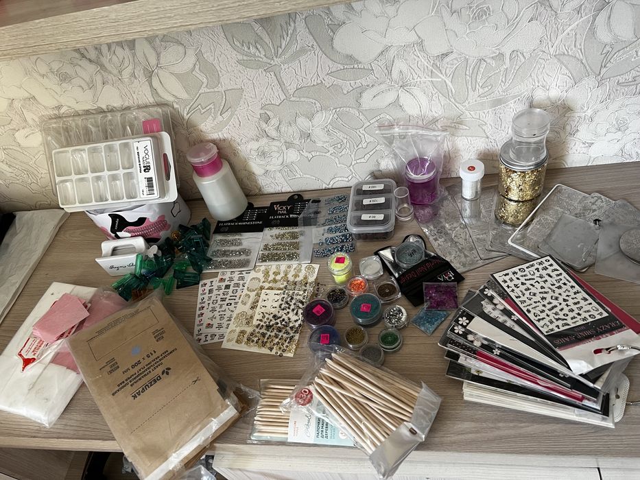 Всё для маникюра гель лак и наращивание б/у и новое