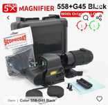 Red-dot EOTECH cu magnificator x5 profesional pentru armele de foc. Pr