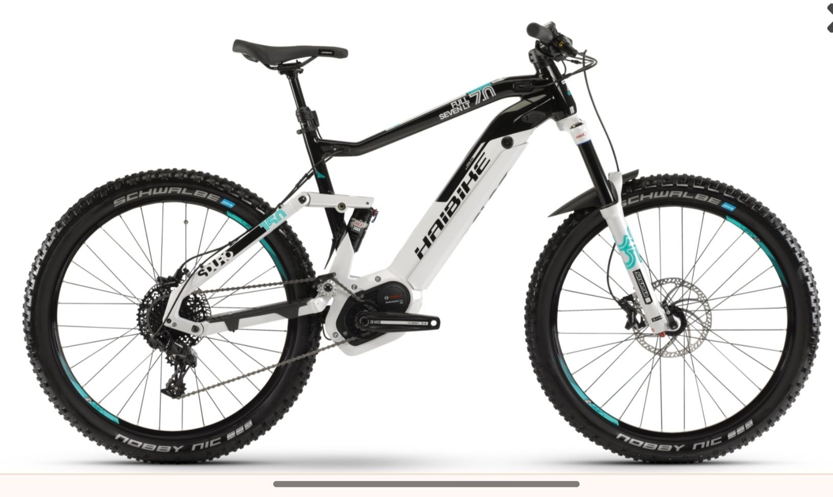 Bicicleta electrica enduro full suspension Haibike 27.5