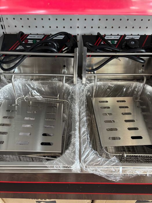 Професионален фритюрник за пържене на риба,картофи,мекици и др.