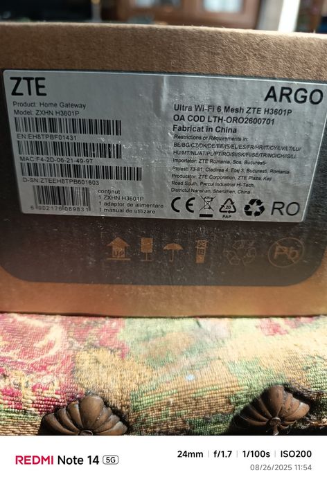 Ulta Wifi Mash Zte H3061p
