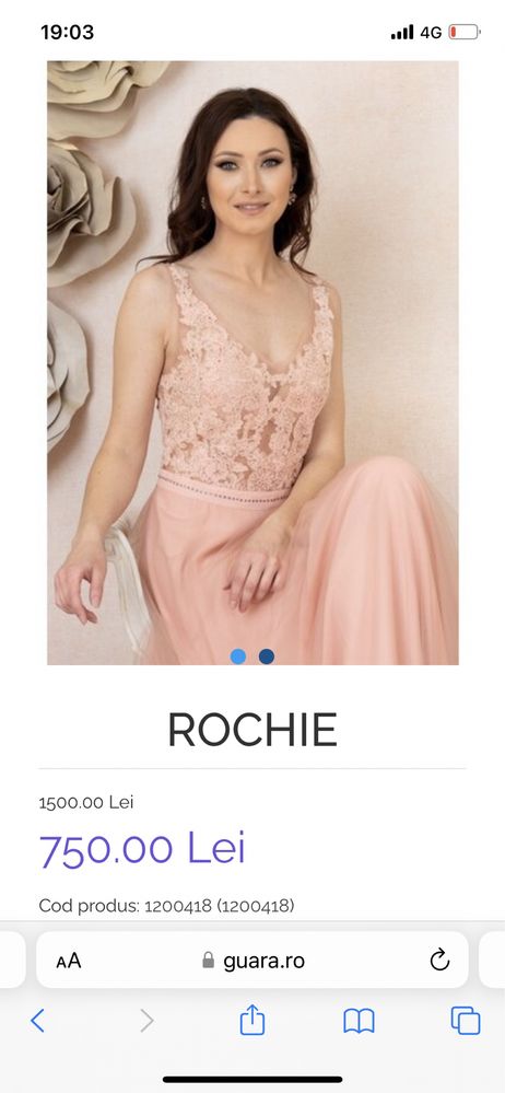 Rochie Guara, masura 38