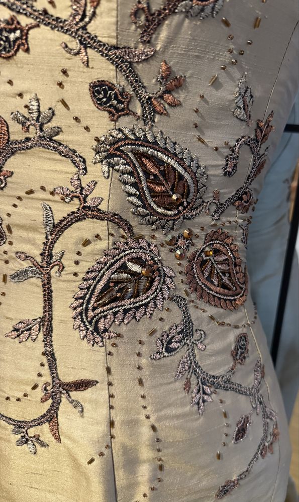 Vand rochie seara matase naturala mar S designer Aura Dumitru