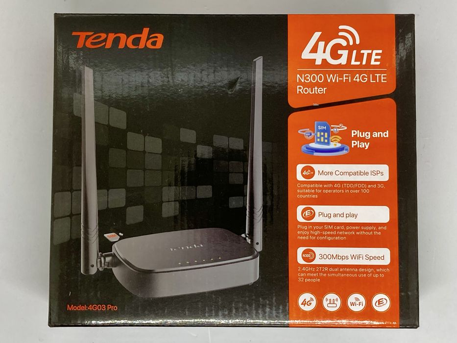 Router 4G Tenda  N300/4G03 Pro cu sim
