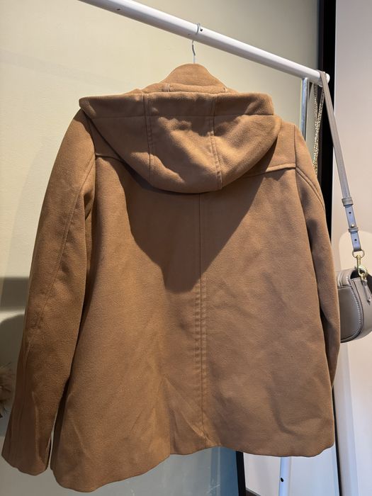 Дамско кафяво зимно палто Zara