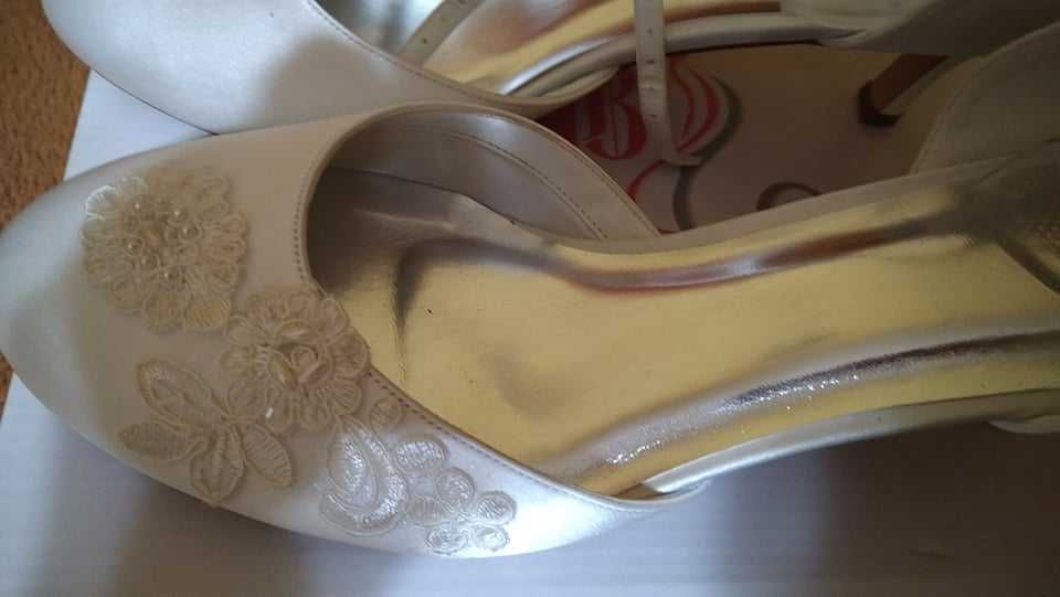 Pantofi mireasa marime mare - 44