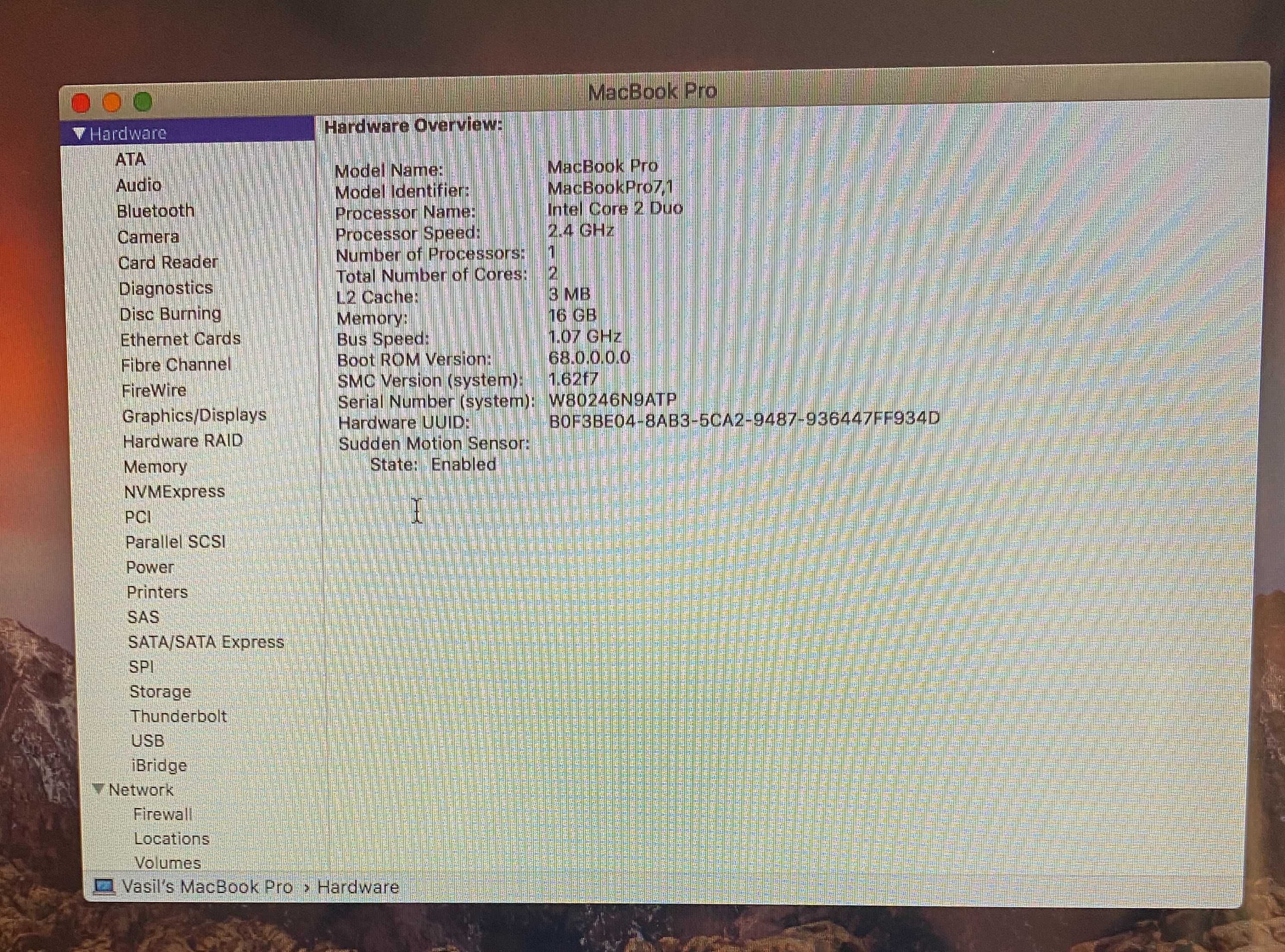 Apple MacBook Pro 13 inch (mid-2010)