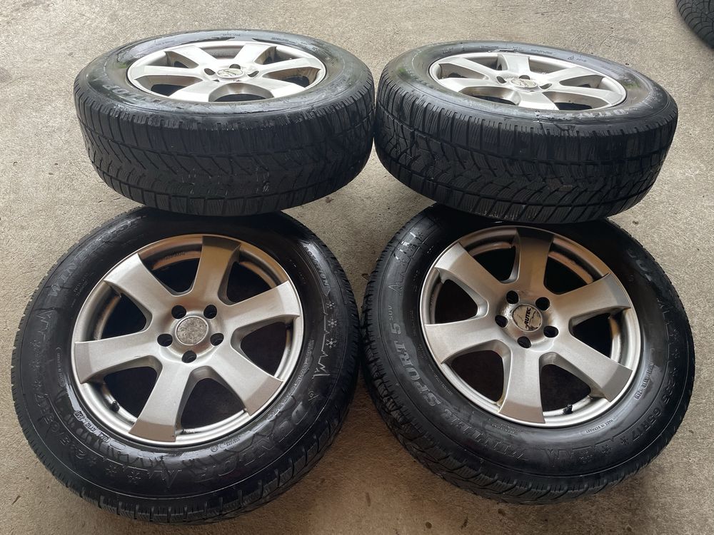 Jante+anvelope 17-M+S-5X112-Vw Tiguan !