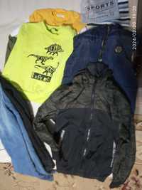 Одежда для мальчика, пакет вещей, кофта, штаны , жилетка