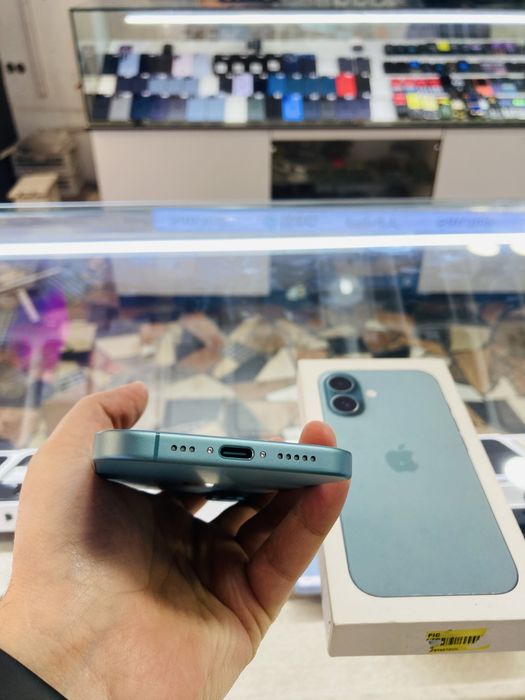 iPhone 16  128 gb teal yengide 15 sikl
